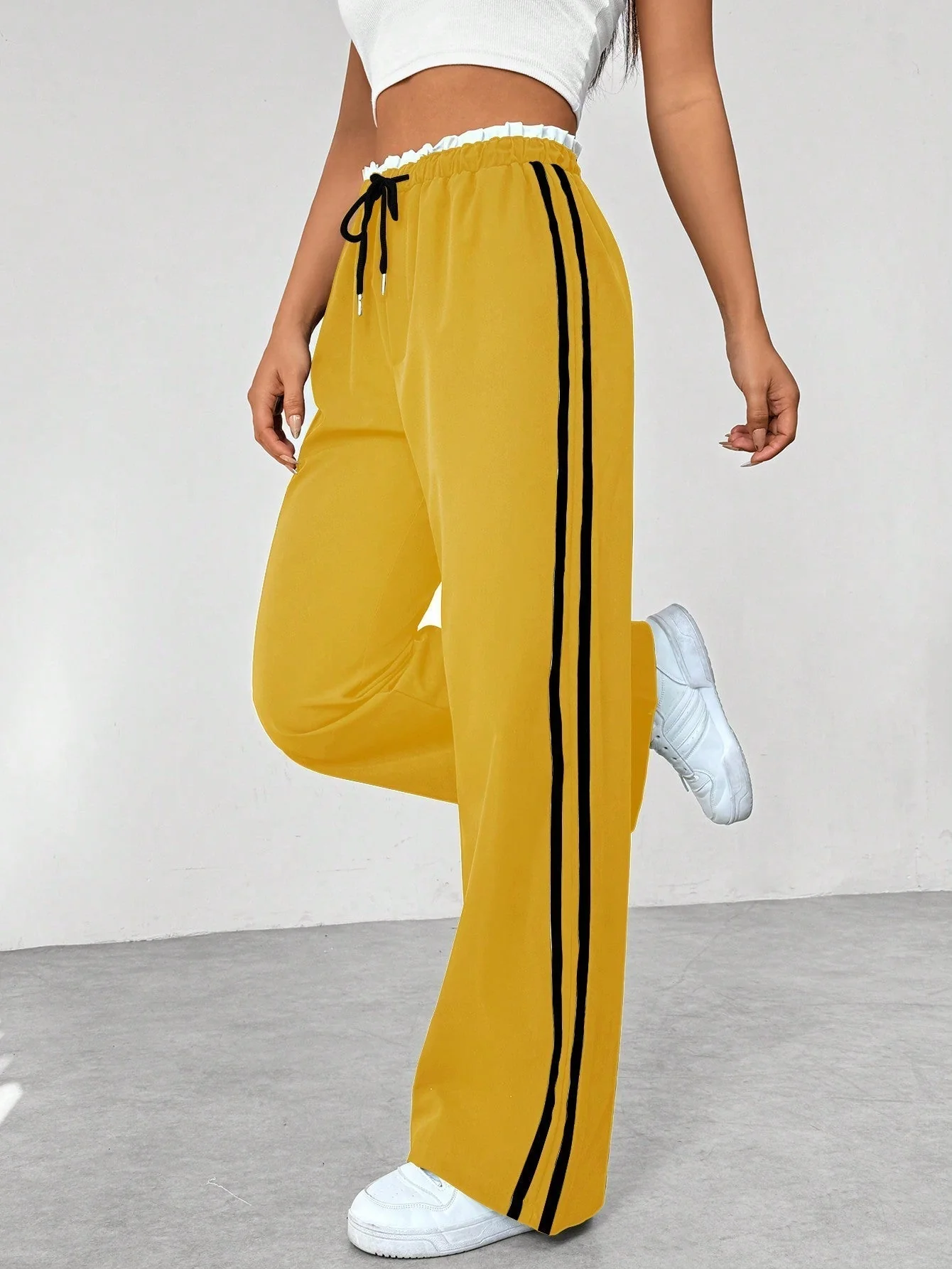 Wide-Leg Pants Women – Breathable Sporty Trousers for Casual Style - Image 5