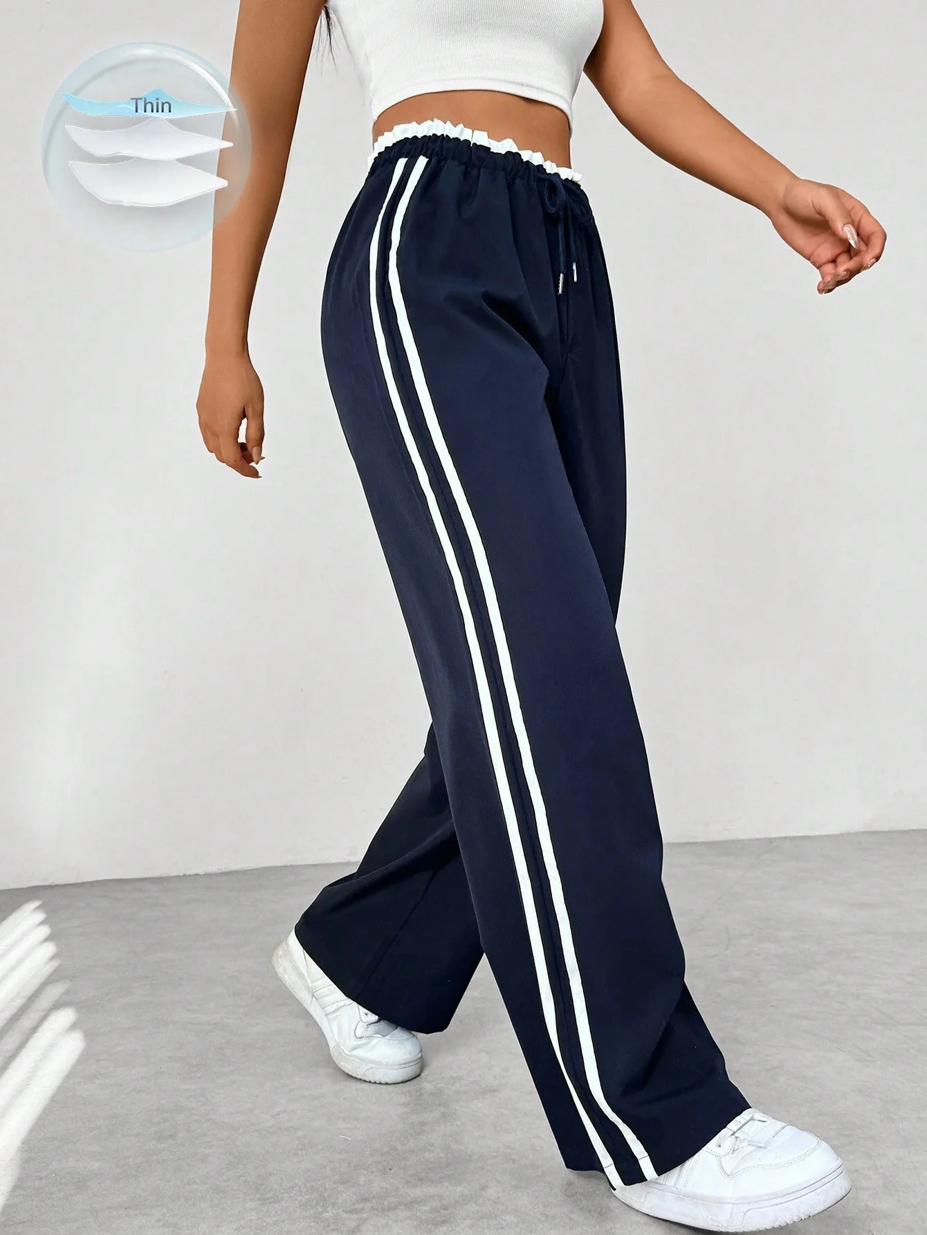 Wide-Leg Pants Women – Breathable Sporty Trousers for Casual Style - Image 9
